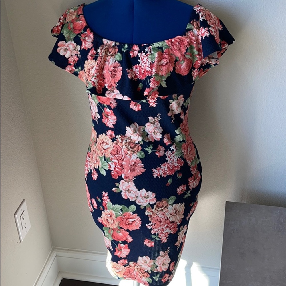 Floral Iris cocktail dress